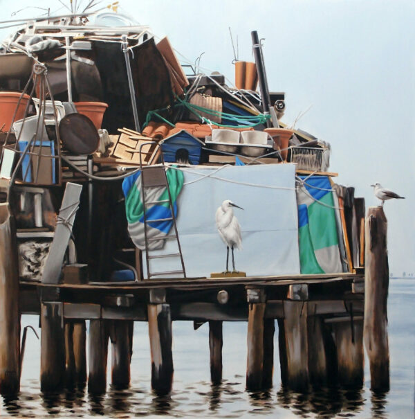 L'aigrette et la mouette